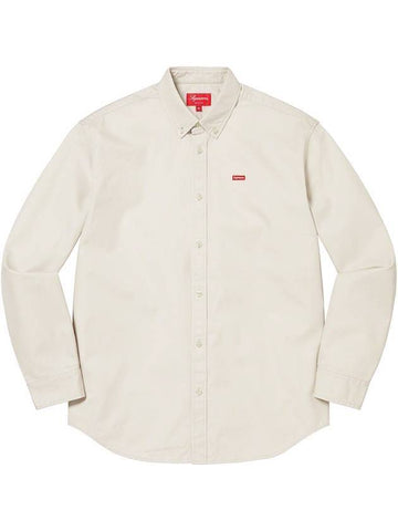 Small Box Long Sleeve Shirt Natural - SUPREME - BALAAN 1