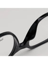 Glasses frame KZ50166I 001 round light horn rim black - KENZO - BALAAN 6