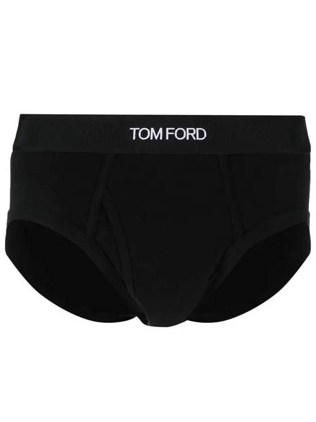 Men's Cotton Logo Waistband Briefs 2 Pack - TOM FORD - BALAAN 4