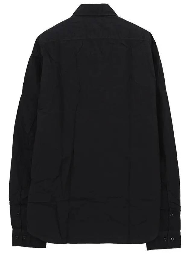 Lens Tailor L Shirt Zip-Up Jacket Black - CP COMPANY - BALAAN 4