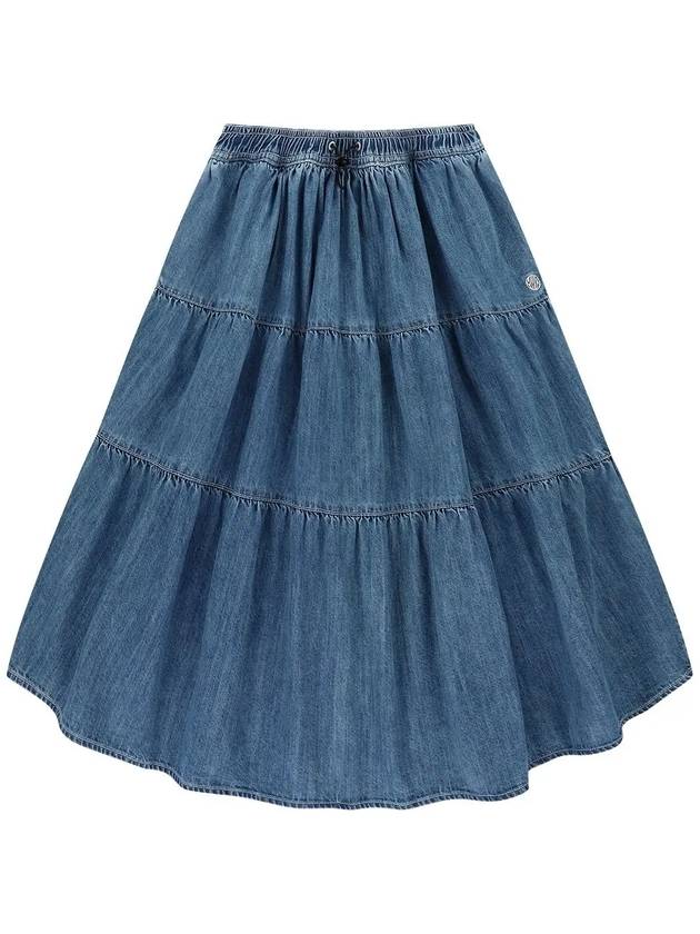 OG Heritage Denim Long Skirt Blue - OFFGRID - BALAAN 1