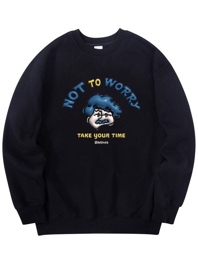 Not to Worry Sweatshirt Black - RADINEO - BALAAN 1