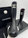 Boots Caoutchouc Black - CHANEL - BALAAN 3