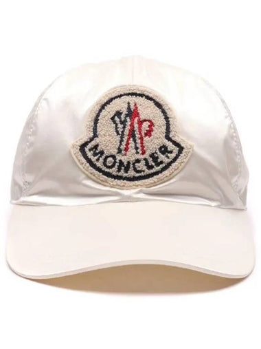 Women s Logo Patch Ball Cap 3B00029 596T2 030 23F 270740 1146587 - MONCLER - BALAAN 1