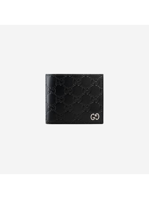 Signature Coin Pocket Half Wallet Black - GUCCI - BALAAN 2