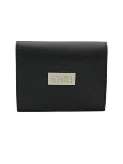 Logo Tag Half Wallet Black - MAISON MARGIELA - BALAAN 2