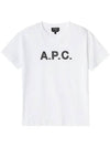 Logo Cotton Short Sleeve T-shirt White - A.P.C. - BALAAN 6