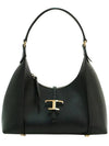 T Timeless Calf Leather Small Shoulder Bag Black - TOD'S - BALAAN 3