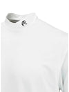 Malbon Men s Evergreen Compression Mock Neck Golf T Shirt White ME0036 - MALBON GOLF - BALAAN 4