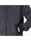 Damier Jacquard Zip-Through Bomber Jacket Grey - LOUIS VUITTON - BALAAN 5