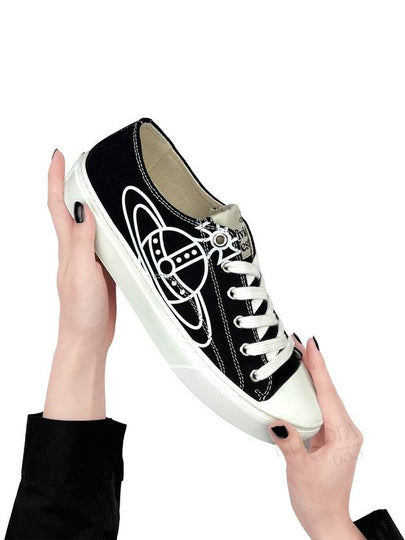 ORB Logo Low Top Sneakers Black - VIVIENNE WESTWOOD - BALAAN 2