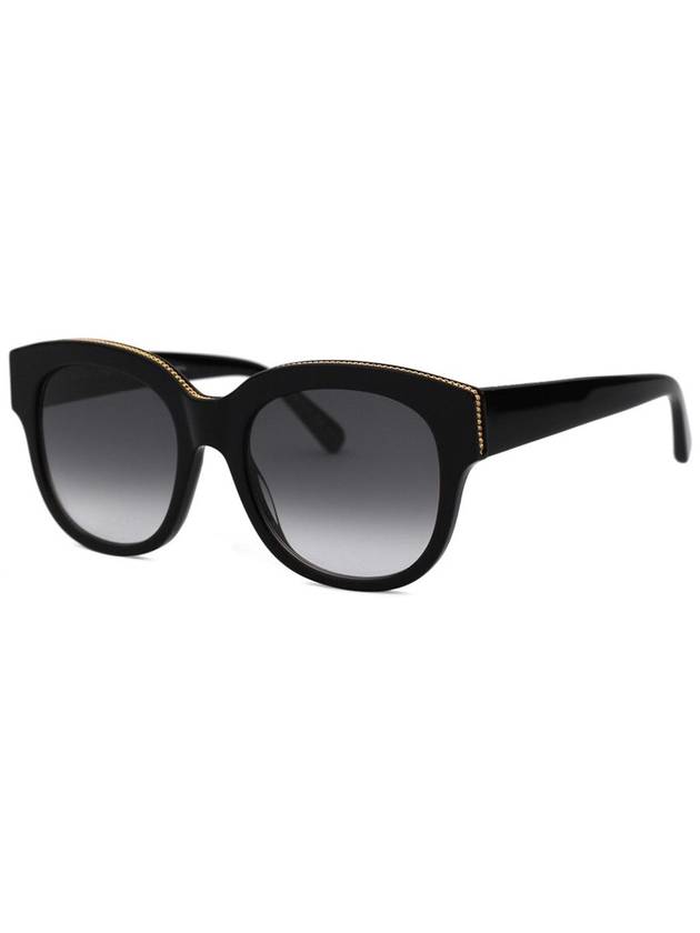 Stella McCartney SC0007S 001 officially imported square horn rimmed luxury sunglasses - STELLA MCCARTNEY - BALAAN 1