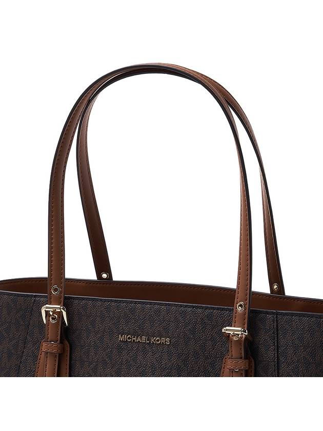 Voyager Small Logo Tote Bag Brown - MICHAEL KORS - BALAAN 9