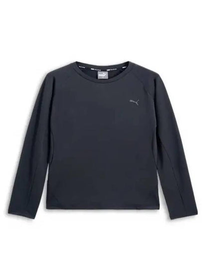 Core Track Knit Long Sleeve T-Shirt Black - PUMA - BALAAN 2