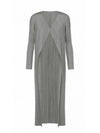 Women s PLEATED LONG cardigan PP48JA10912 - ISSEY MIYAKE - BALAAN 2