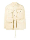 Multi Cargo Pocket Shirt Jacket Beige - SUNNEI - BALAAN 1