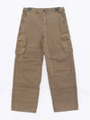 24 ss MOUNT Cargo Canvas Pants M2244MU Uniform Olive Herringbone B0111047310 - OUR LEGACY - BALAAN 3