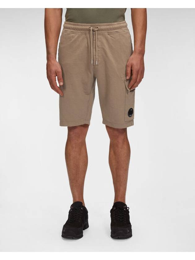 Lens Banding Cargo Shorts Brown - CP COMPANY - BALAAN 3