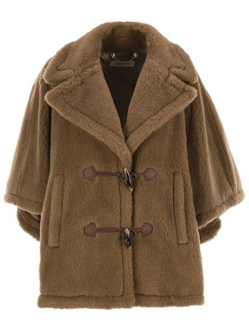 Shearling Cape Brown - MAX MARA - BALAAN 1