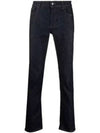 Slim Fit Stretch Denim Jeans Dark Blue - AMI - BALAAN 2