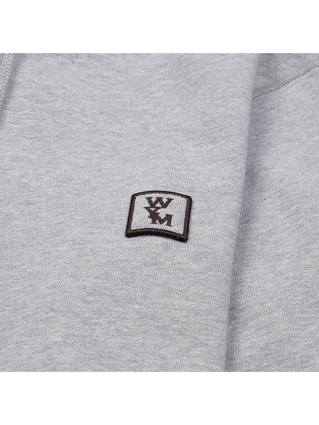 Back logo cotton hood gray - WOOYOUNGMI - BALAAN 7