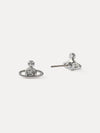 Nano Solitaire Earrings Silver - VIVIENNE WESTWOOD - BALAAN.