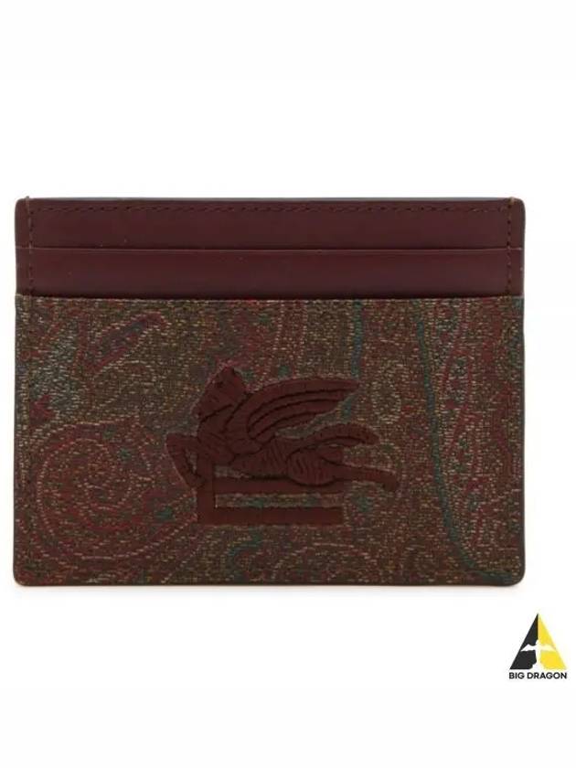 Tesuto Paisley Card Wallet Brown - ETRO - BALAAN 2