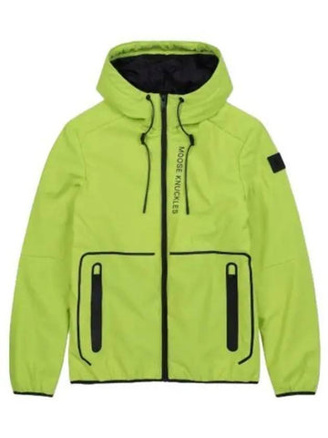 Gray tone windbreaker jacket lime green - MOOSE KNUCKLES - BALAAN 1