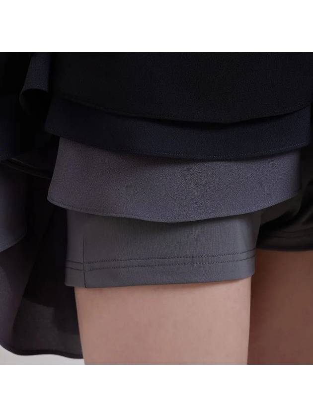 Golf Wear Cancan Flare Skirt Black - J JANE - BALAAN 6