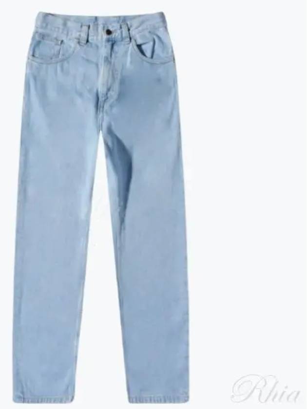 Brandon Bleached Straight Jeans Blue - CARHARTT WIP - BALAAN 2