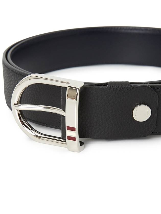 Men's Derkon 35 Leather Belt Black - BALLY - BALAAN 8