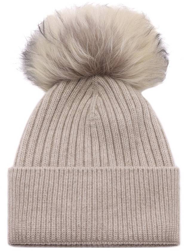 Women s Grenoble Pom Cashmere Beanie 3B00017 M1223 230 24F - MONCLER - BALAAN 5