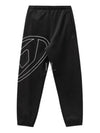 Mega Oval D Track Pant Black - DIESEL - BALAAN 2