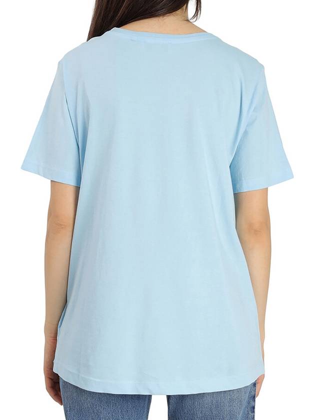 Essentiel Ladies Light Blue Rigo Embellished T-Shirt, Brand Size 2 - ESSENTIEL ANTWERP - BALAAN 3