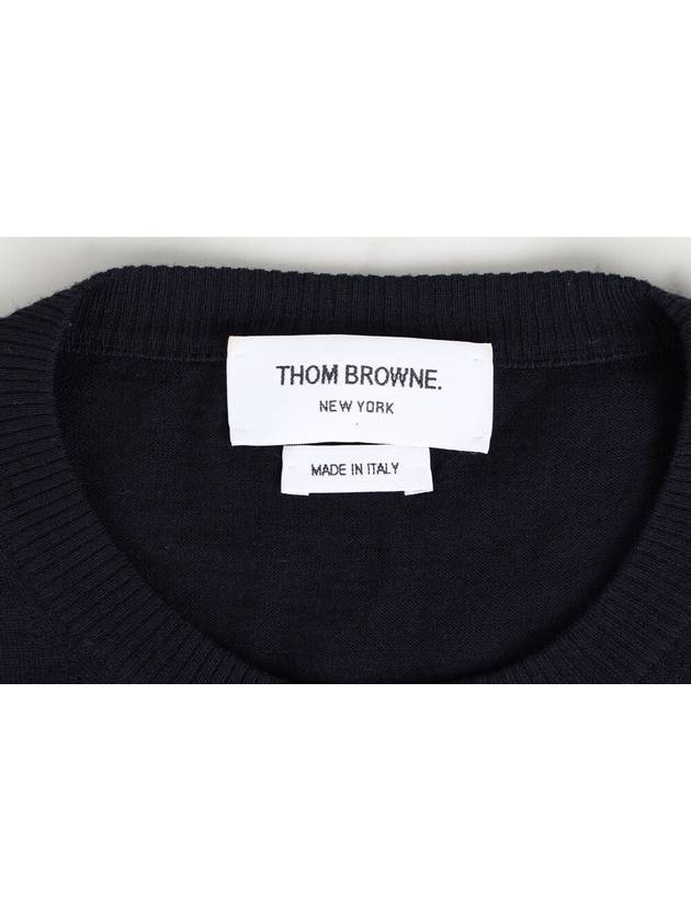 Diagonal armband merino wool knit 2 - THOM BROWNE - BALAAN 7