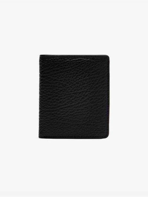 Stitch Leather Compact Half Wallet Black - MAISON MARGIELA - BALAAN 4