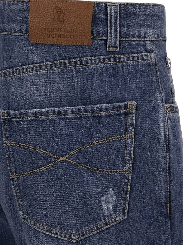 5 pocket lightweight leisure fit jeans medium denim - BRUNELLO CUCINELLI - BALAAN 5