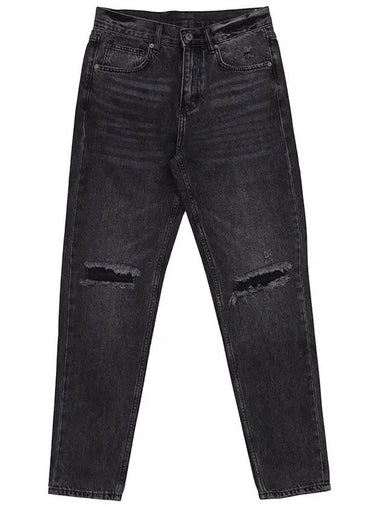 Men's high quality straight thin stretch denim AJN167 - IKALOOOK - BALAAN 1