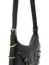 Voyou Small Leather Shoulder Bag Black - GIVENCHY - BALAAN 11