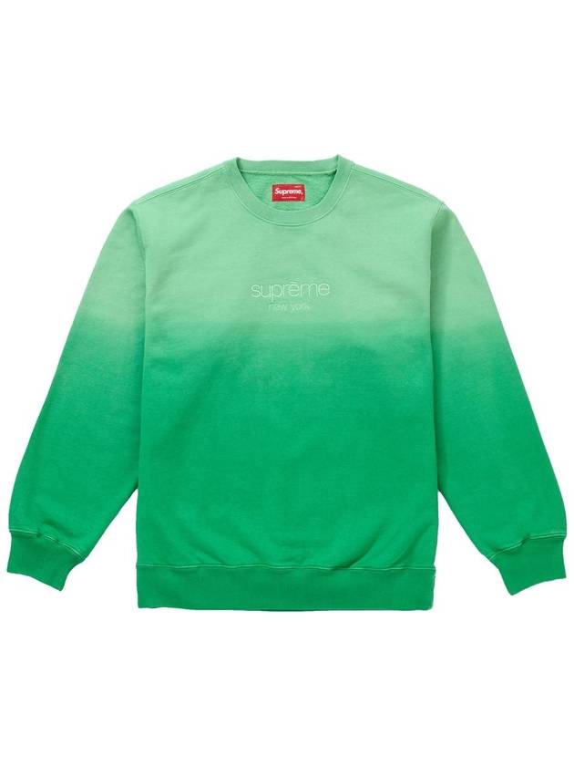 Dipped Crewneck Sweatshirt Green Dipped Crewneck GREEN - SUPREME - BALAAN 2