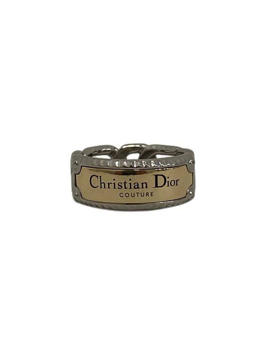 Couture Chain Link Ring Men's R1974HOMMT - DIOR - BALAAN 1