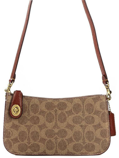 Women s Shoulder Bag CM568 B4 TAN RUST - COACH - BALAAN 1