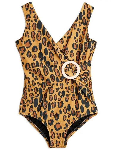 Kids Leopard Pattern UV Swimsuit 24280104 13 - MINI RODINI - BALAAN 1