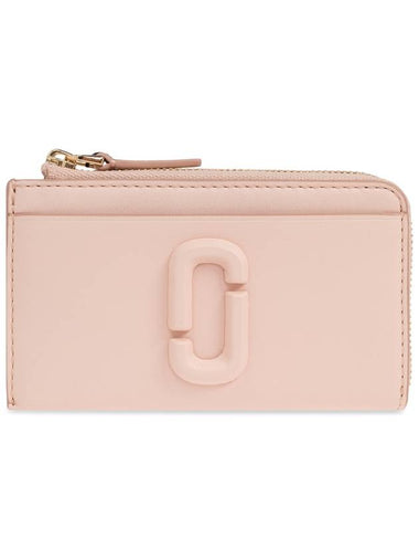 Marc Jacobs Leather Wallet ‘The J Marc’, Women's, Pink - MARC JACOBS - BALAAN 1