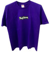 T57 PR Box Logo Round Short Sleeve TShirt Purple Men's TShirt TSH - SUPREME - BALAAN 1