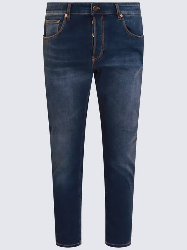 Pt Torino Blue Cotton Jeans - PT TORINO - BALAAN 1