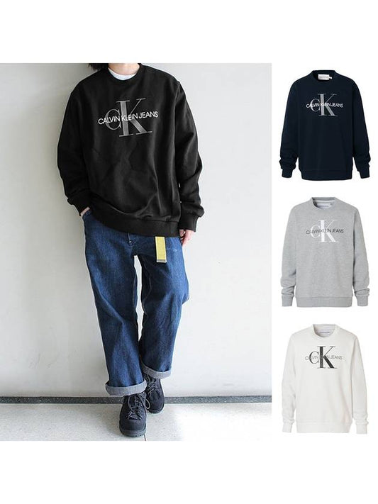 Monogram CK Logo Sweatshirt - CALVIN KLEIN - BALAAN 1