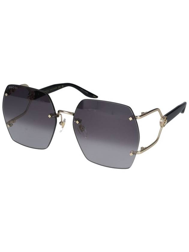 Double G Oversized Frame Sunglasses GG1562S - GUCCI - BALAAN 3