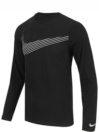 Dri Fit Flash Long Sleeve T-Shirt Black - NIKE - BALAAN 1