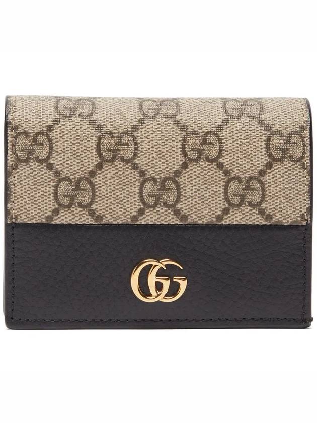 GG Marmont Logo Canvas Bifold Wallet Wallet - GUCCI - BALAAN 1